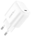 FONENG EU40 1XUSB-C PD 3A 25W Hálózati gyorstöltő, fehér
