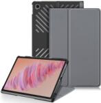  LEATHER Capac cu balamale pentru Lenovo Tab Plus 11, 5 gri