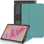  LEATHER Capac cu balamale pentru Lenovo Tab Plus 11, 5 verde