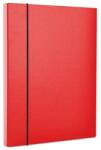Office Products Mapa carton plastifiat, cu burduf 40mm, A4, rosu, OFFICE PRODUCTS (OF-21187511-04)