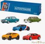 Mattel - Strasse, Autobahn, Autostarsse - 5 db-os készlet (HFF47)