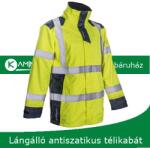 Coverguard NOTT antisztatikus lángálló vegyszerálló jólláthatósági télikabát (5NOT16000L)