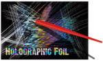  Karcfólia csomag, üres, holografikus - ESSDEE 10 Holographic Foil 229x152mm