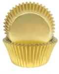  Muffin papír, Arany szín - 50 db