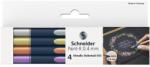 Schneider Metálfényű rollertoll készlet, 0, 4 mm, SCHNEIDER "Paint-It 050" 4 különböző szín (TSC050V4) - papiruniverzum