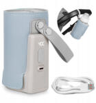 Lionelo Incalzitor biberoane Lionelo ThermUp Go Plus portabil Albastru deschis Incalzitor biberon