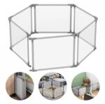 Tulano Tarc de joaca bebelusi hexagonal, pliabil si ajustabil Cozy 70, configurabil, poate fi acordat pe perete recomandat 0-36 luni, certificat EN 12227: 2010 Baldachin pat