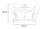 Lamborghini Masinuta electrica cu telecomanda lamborghini invencible, roti eva, scaun tapitat, 115x65x45 cm, putere 140w - rosu - bekid