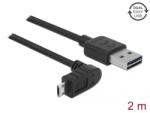 Delock Cablu Delock, conector EASY-USB 2.0 tip A conector EASY-USB 2.0 tip B conector EASY-USB 2.0 tip B, (delock83856)
