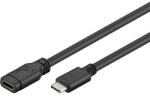 PremiumCord Cablu USB 3.2 Gen1, prelungire, C - C, M/F, 1m, negru KU31MF1 (KU31MF1)