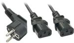 Lindy Cablu Y Schuko - 2x C13, 2m 30048 (30048)