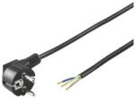 PremiumCord Cablu de alimentare Cablu de rețea, Schuko - capătul nemontat, cu 3 fire, 230V, 16A, negru (KPSFT2B)