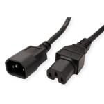 Valueline Cablu de alimentare C14 - C15, 1, 8 m, negru 19.99. 1122-20 (19.99.1122-20)