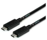 Roline Cablu USB 3.2 Gen 2 C - C, M/M, 10Gbit/s, PD (Power Delivery) 20V5A - 100W, Emark-al, 2m, negru 11.02. 9055-10 (11.02.9055-10)