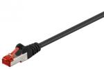Goobay Cablu patch S/FTP (PiMF), negru, cablu de 5 m lungime, Goobay 68700 (68700)