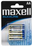 VEZ Baterie Maxell - Baterie alcalină, 4 bucăți AA (LR6), 1, 5V (fără mercur) 18720 (18720) Baterii de unica folosinta