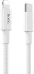 hoco. X56 cablu de date (Tip-C - Lightning, 3A, încărcător rapid PD, 100cm, șiret) WHITE X56_LIGHTNING_W (X56_LIGHTNING_W)