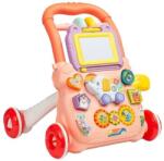 Caretero Toyz Образователна проходилка Caretero Toyz - Zoo Pusher, розова (TOYZ-9019) - baby Проходилка