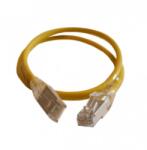 Legrand cablu patch RJ45-RJ45 Cat6A ecranat (S/FTP) LSZH (LSOH) 1 metru galben d: 5, 2mm AWG28 LCS3 051551 (051551)