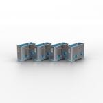 Lindy 10 USB Port Locks BLUE fără cheie 40462 (40462)