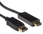 ACT Conversion Cablu de la DisplayPort de sex masculin la HDMI-A de sex masculin 0, 50 m Negru AK3987 (AK3987)