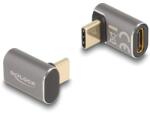 Delock Adaptor USB 40 Gb/s USB Type-C PD 3.0 100 W 8K 60 Hz gri