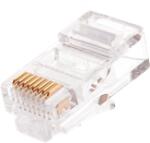NIKOMAX Conector UTP, CAT5e, 8P8C-R, vârf drept, 6 100pcs NMC-RJ88RE06UD1-100 (NMC-RJ88RE06UD1-100)