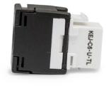 KELine KE-Line Cat6 Giga Giga Keystone Jack fără instrument RJ45/u socket KEJ-C6-U-TL (KEJ-C6-U-TL)