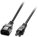 Lindy Cablu de alimentare C14 - C5, 1m, negru 30340 (30340)