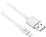 ACT AC3011 Cablu de date/încărcare de la USB la Lightning 1m alb (AC3011)