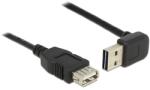 Delock Cablu prelungitor Delock EASY-USB, 2 m, conectori EASY-USB2.0 "A" sus/jos 90s plug și mufă USB2.0 "A" socket (DE83548)