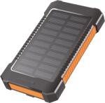 LogiLink Bancă de energie solară 6000 mAh, iluminare, 2x USB-A