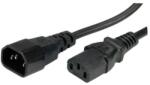 Valueline Cablu de alimentare, C13-C14, 0, 5 m, negru 19.99. 1505-20 (19.99.1505-20)