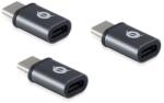 Conceptronic Convertor Conceptronic - DONN05G 3-Pack (3db USB-C la MicroUSB, negru) (DONN05G)