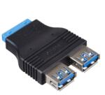 Akyga Adaptor Akyga goldpin ATX/2xUSB 3.0 - AK-CA-58 (AK-CA-58)