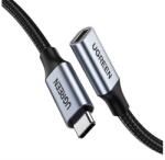 UGREEN prelungire cablu de date (mufă Type-C - Type-C, 100cm, șiret) NEGRU US372 (30205B)
