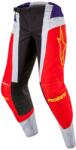 Alpinestars Pantaloni motocross Alpinestars Techstar Ocuri portocaliu-gri-violet-galben (AIM171-0204)