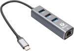 VCom докинг станция Docking USB Type-C to USB3.0 x 3 + LAN - DH311B (DH311B)