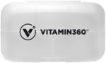 Vitamin360 5 Rekeszes Kapszulatartó - Pill Box (1 db, Fehér)