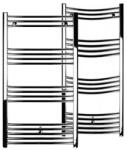 Ferroli Calorifer de baie portprosop din otel Ferroli Talia 400 / 1800 cromat curbat (ftal40180cucr)