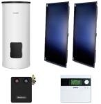 Buderus Panouri solare plane BUDERUS 2 SKT 1.0 cu montaj pe acoperiș plan tip terasă + boiler 300 litri (psb2skt300r)