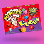 Warheads Sour Cubes savanyú kocka rágós gumicukor 113g - delfinbuvar