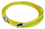 Legrand patch kábel RJ45-RJ45 Cat6A árnyékolt S/FTP LSZH LSOH 5 méter (sárga) (LEGRAND_051554) (LEGRAND_051554)