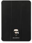KARL LAGERFELD KLFC12OKMK iPad Pro 12.9" 2021 fliptok fekete Saffiano Karl Iconic tok