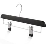  35cm Matt Fekete Csíptetős Vállfa