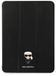KARL LAGERFELD KLFC11OKMK iPad 11" Pro 2021 fliptok fekete Saffiano Karl Ikonikus tok