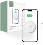 Tech-Protect QI15W-A34 induktív töltő MagSafe-el és USB-C kábellel - fehér
