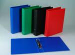 Aurora Caiet mecanic 2 inele - D25mm, coperti carton plastifiat PVC, A5, Aurora - negru (1102/Z) - forit
