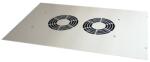 Conteg Ventilátor panel + keret 19" 2-es, szürke DP-VEL-02B (DP-VEL-02B)