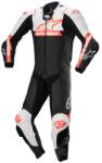 Alpinestars Missile 2 Ward motoros bőrkombi fekete-fehér-fluo piros - motozem - 534 750 Ft